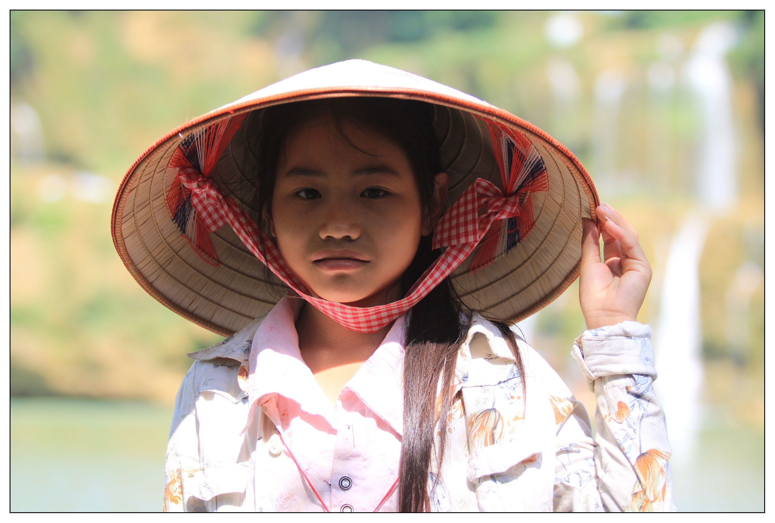 边境越南小女孩图片